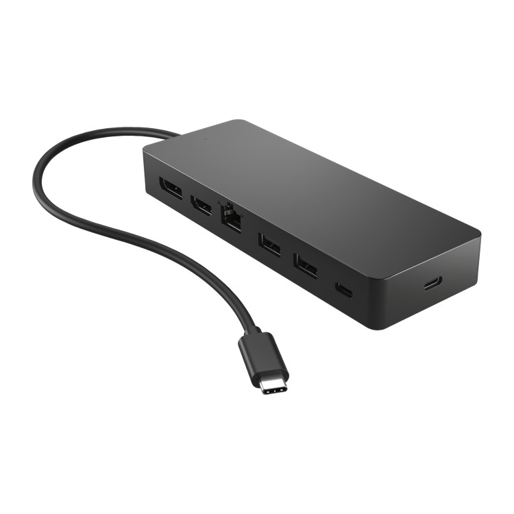 Box Opened HP Universal USB-C to 7-ports Multiport Hub