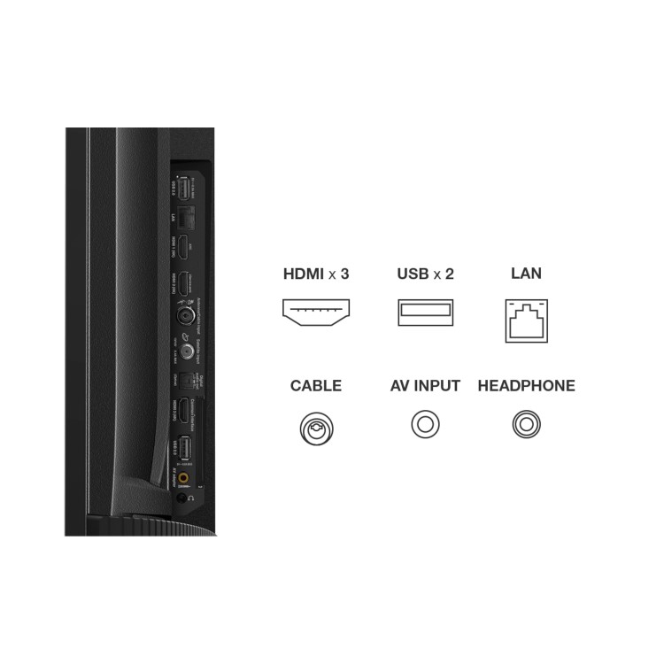 TCL P615 50 Inch 4K HDR Android Smart TV