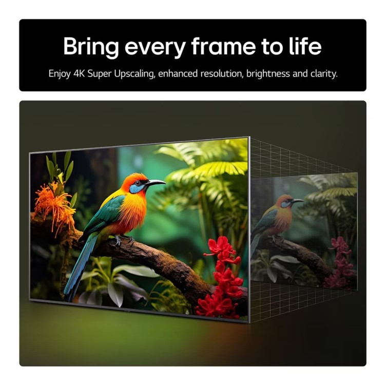 Refurbished LG 50UA74006LB 50 4K Ultra HD Smart TV – AI Processor HDR10 Pro & webOS