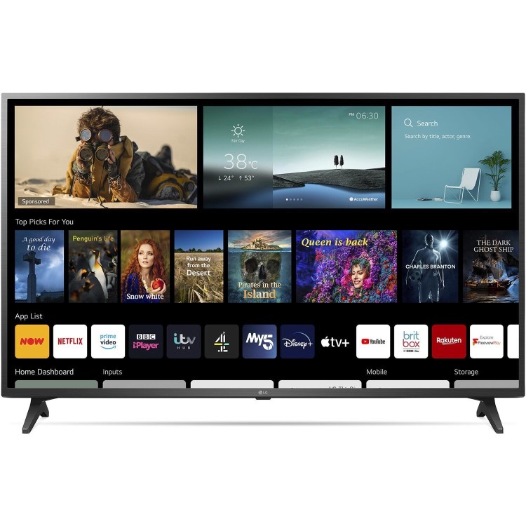LG UP75 50 Inch LED 4K HDR Freeview Smart TV