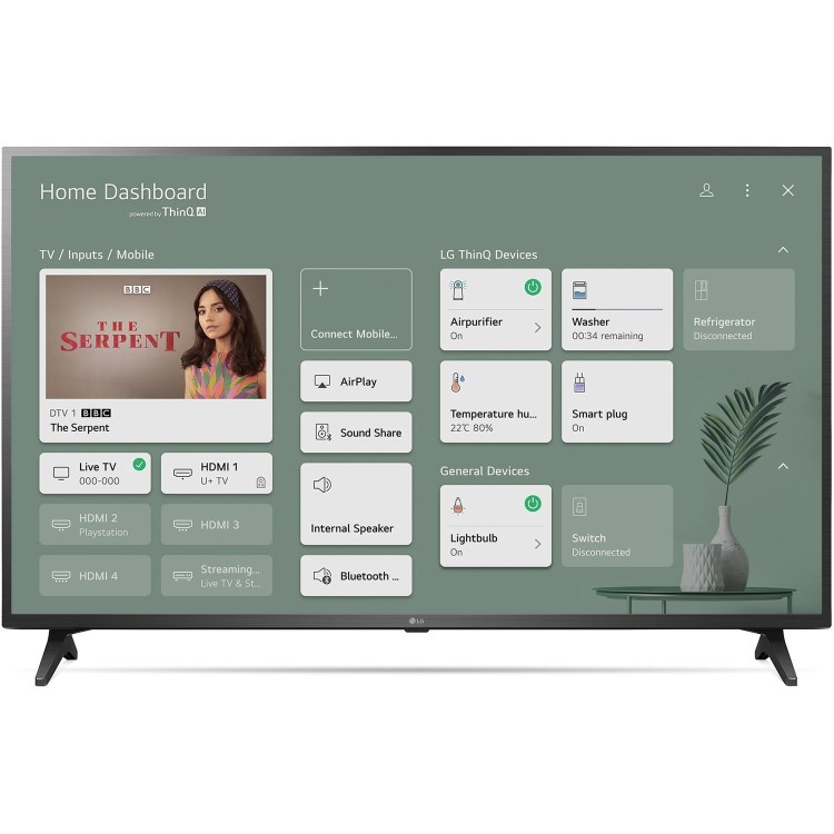 LG UP75 50 Inch LED 4K HDR Freeview Smart TV