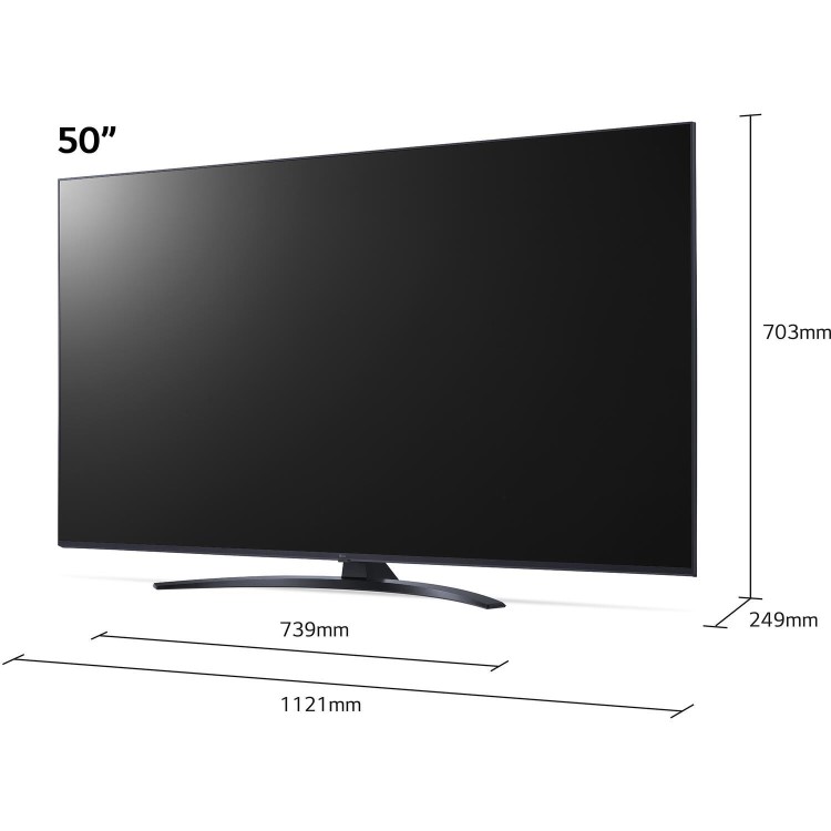 Refurbished LG 50" 4K Ultra HD with HDR10 LED Freeview Play Smart TV