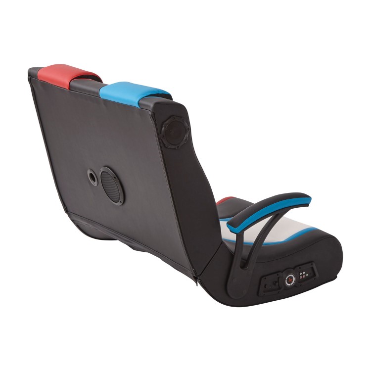 X Rocker Dual Rivals 2.1 Double Wide Gaming Chair - Black / White