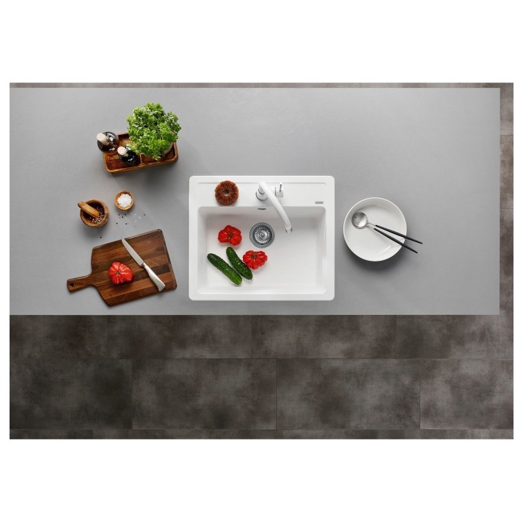 Blanco Legra 6 Silgranit Kitchen Sink - White