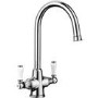 Blanco Vicus Dual Lever Kitchen Mixer Tap - Chrome