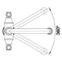 Blanco Vicus Dual Lever Kitchen Mixer Tap - Chrome