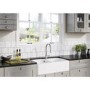 Blanco Villae Farmhouse Dual Bowl Undermount Ceramic Kitchen Sink - White