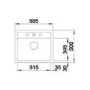 Blanco Legra 6 Silgranit Kitchen Sink - Black