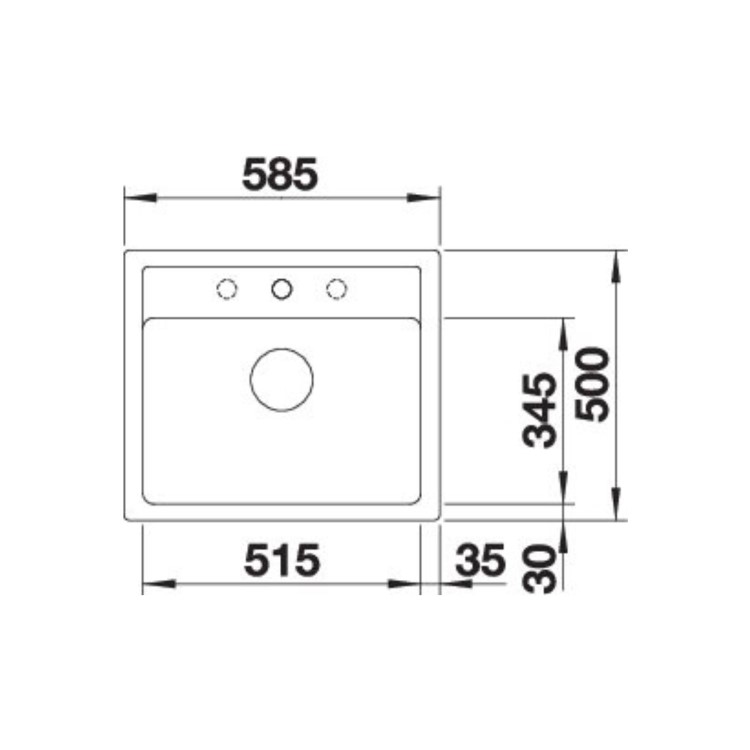 Blanco Legra 6 Silgranit Kitchen Sink - Black