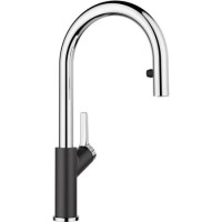 Blanco Carena Single Lever Monobloc Kitchen Mixer Tap - Black Blanco Carena Single Lever Monobloc Kitchen Mixer Tap - Black