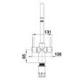 Blanco Max II Dual Lever High Pressure Kitchen Tap - Chrome