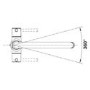 Blanco Max II Dual Lever High Pressure Kitchen Tap - Chrome