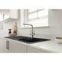 Blanco Lax Dual Lever Kitchen Mixer Tap - Steel