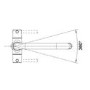 Blanco Jax Dual Lever Kitchen Mixer Tap - Chrome