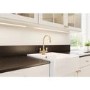 Blanco Vicus Twin Lever Monobloc Kitchen Mixer Tap - Satin Gold