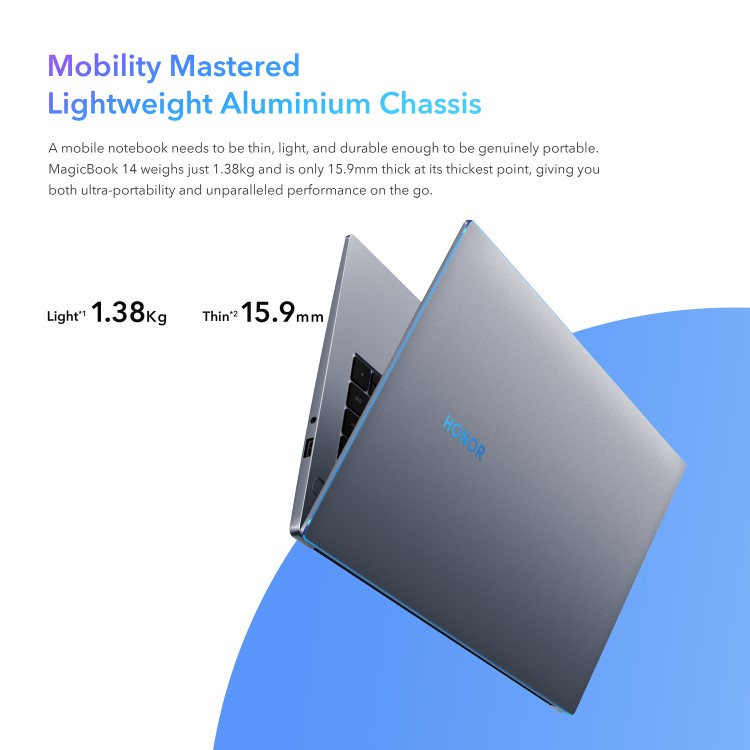 Honor MagicBook 14 AMD Ryzen 5 3500U 8GB 256GB SSD Radeon Vega 8 14 Inch Full HD Windows 10 Laptop - Space Grey 