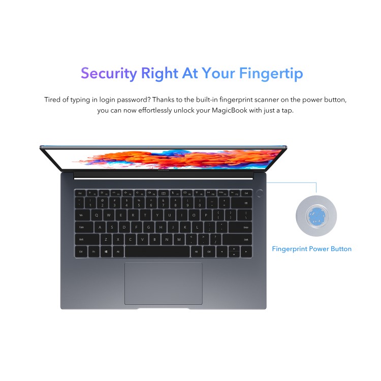 Honor MagicBook 14 AMD Ryzen 5 3500U 8GB 256GB SSD Radeon Vega 8 14 Inch Full HD Windows 10 Laptop - Space Grey 