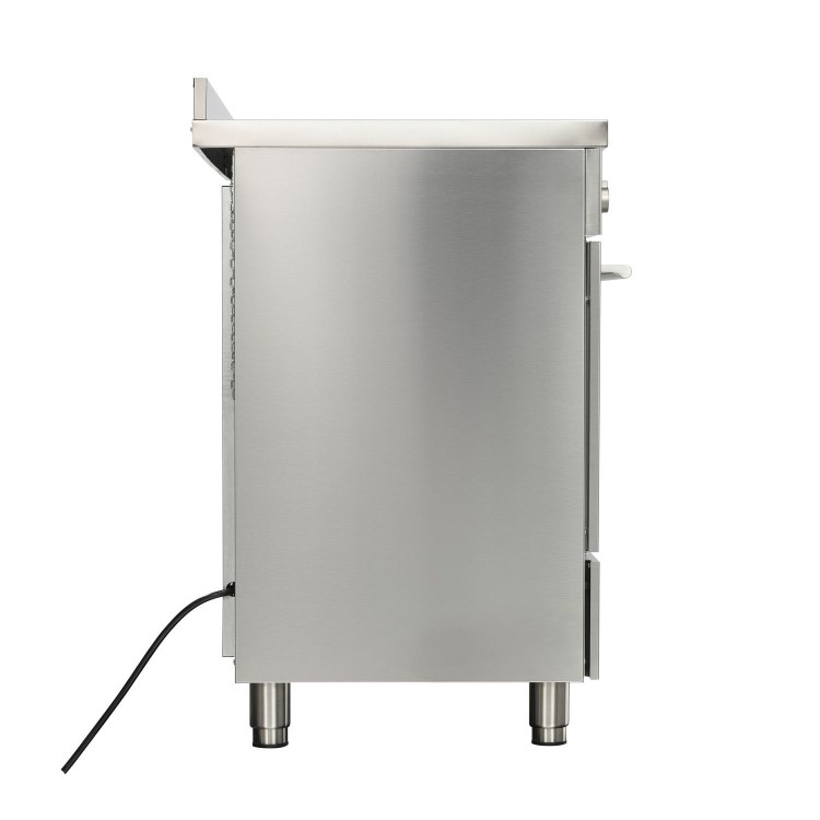 Britannia Q Line 100cm Double Oven Dual Fuel Range Cooker - Stainless Steel