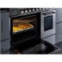 Britannia Q Line 100cm Double Oven Dual Fuel Range Cooker - Stainless Steel