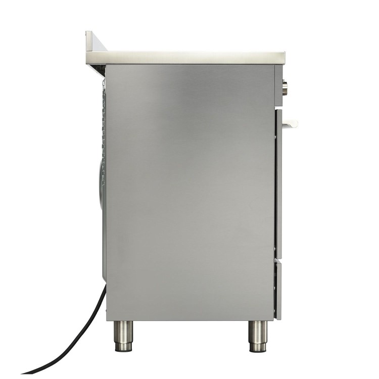 Britannia Delphi 100cm Double Oven Electric Range Cooker with Induction Hob - Stainless Steel