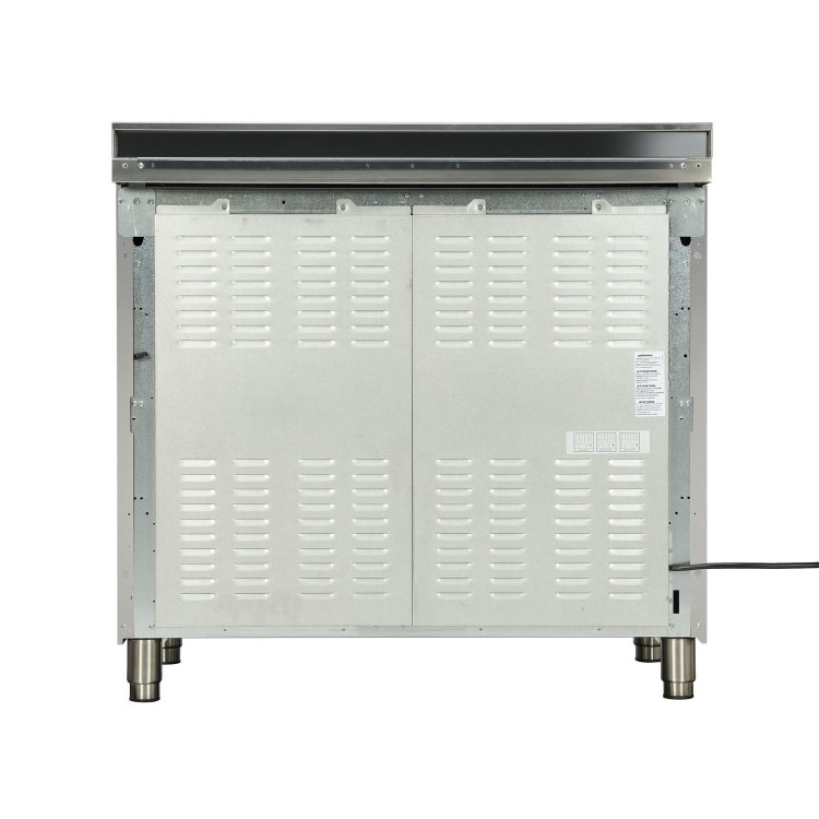 Britannia Delphi 100cm Double Oven Electric Range Cooker with Induction Hob - Stainless Steel