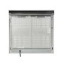 Refurbished Britannia Q Line Modern 100cm Double Oven Dual Fuel Range Cooker Stainless Steel