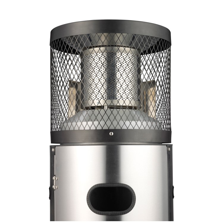 Enders Bullet Polo Patio Gas Heater in Stainless Steel