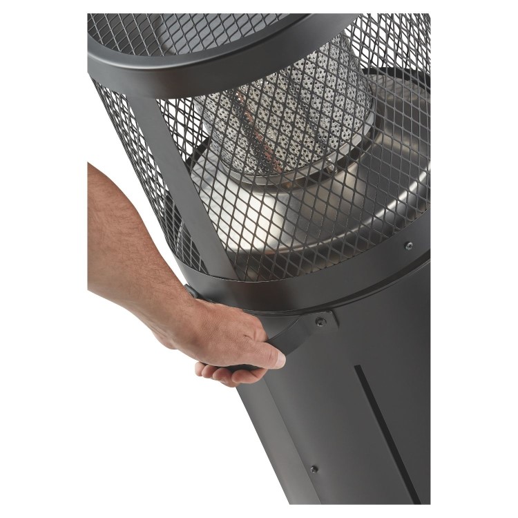 Enders Bullet Polo Patio Gas Heater in Black