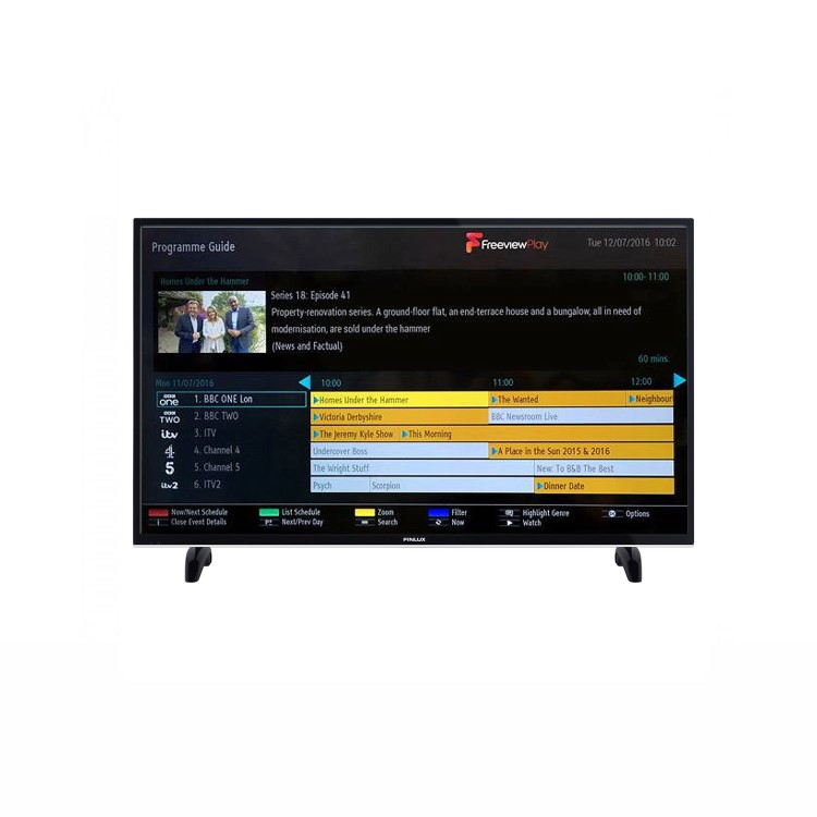 Refurbished Finlux 55" 4K Ultra HD LED Freeview Play Smart TV without Stand