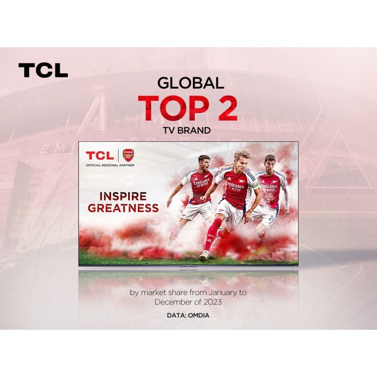 TCL NXTVISION 55A300W-UK 55-Inch 4K QLED TV  Dolby Vision IQ HDR10+ Google TV & Game Master Pro