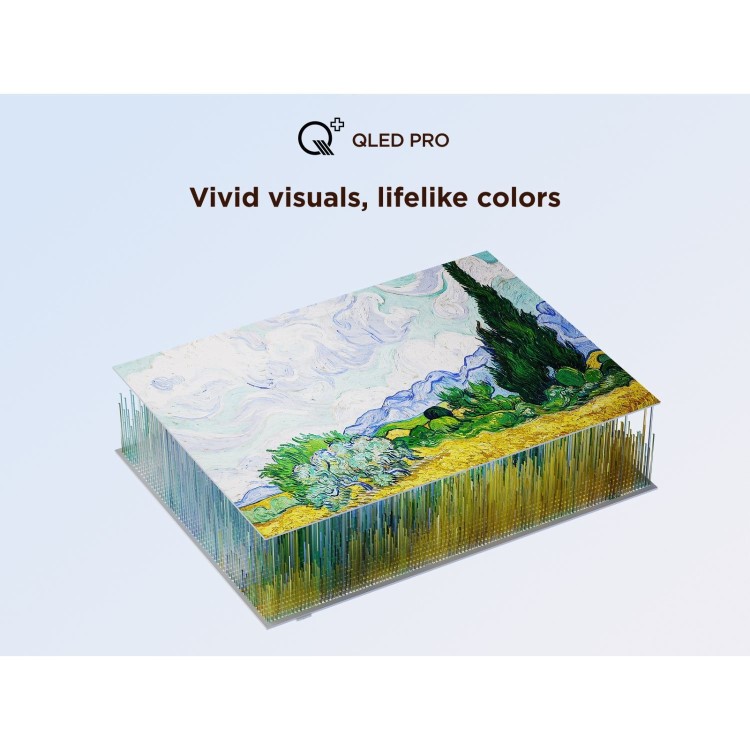 TCL NXTVISION 55A300W-UK 55-Inch 4K QLED TV  Dolby Vision IQ HDR10+ Google TV & Game Master Pro