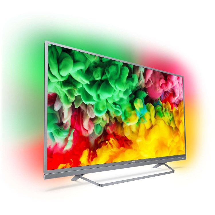 GRADE A1 - Philips 55PUS6803 55" 4K Ultra HD Smart HDR LED TV with 1 Year Warranty - Wall Mount Only No Stand Provided