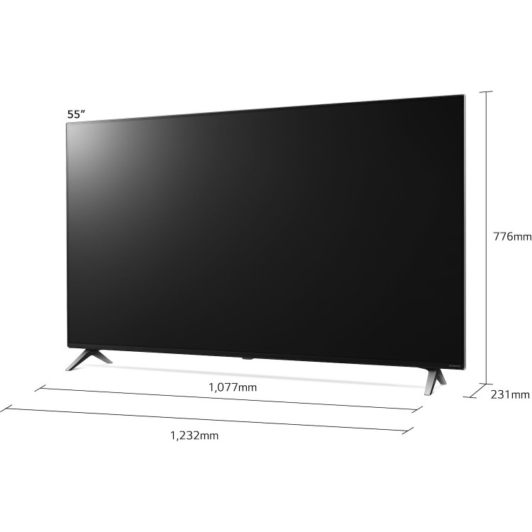 Ex Display - LG 55SM8500PLA 55" 4K Ultra HD Smart HDR NanoCell LED TV with Dolby Vision and Dolby Atmos