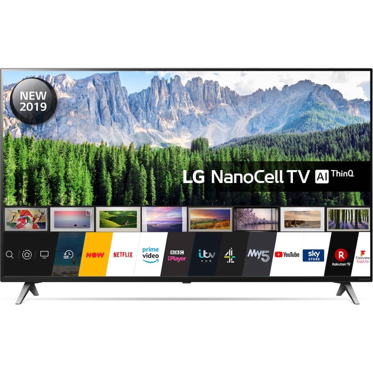 Ex Display - LG 55SM8500PLA 55" 4K Ultra HD Smart HDR NanoCell LED TV with Dolby Vision and Dolby Atmos