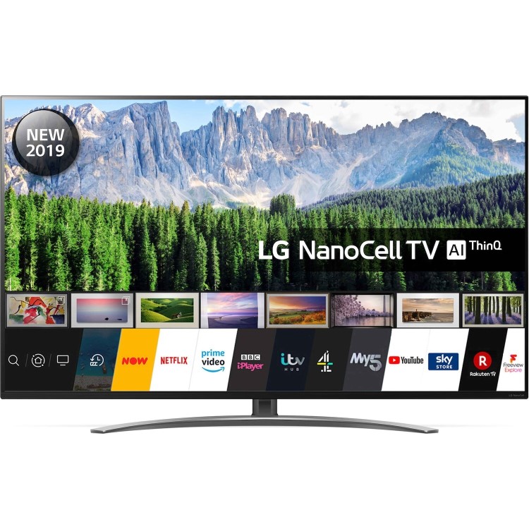 Refurbished LG 55'' 4K Ultra HD with HDR LED Freeview Play Smart TV