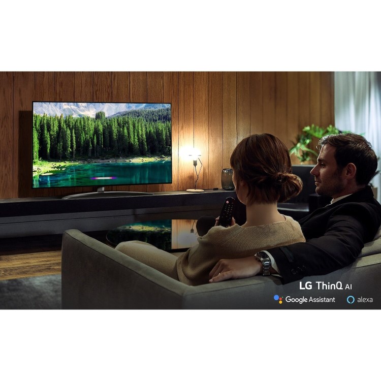 Refurbished LG 55'' 4K Ultra HD with HDR LED Freeview Play Smart TV