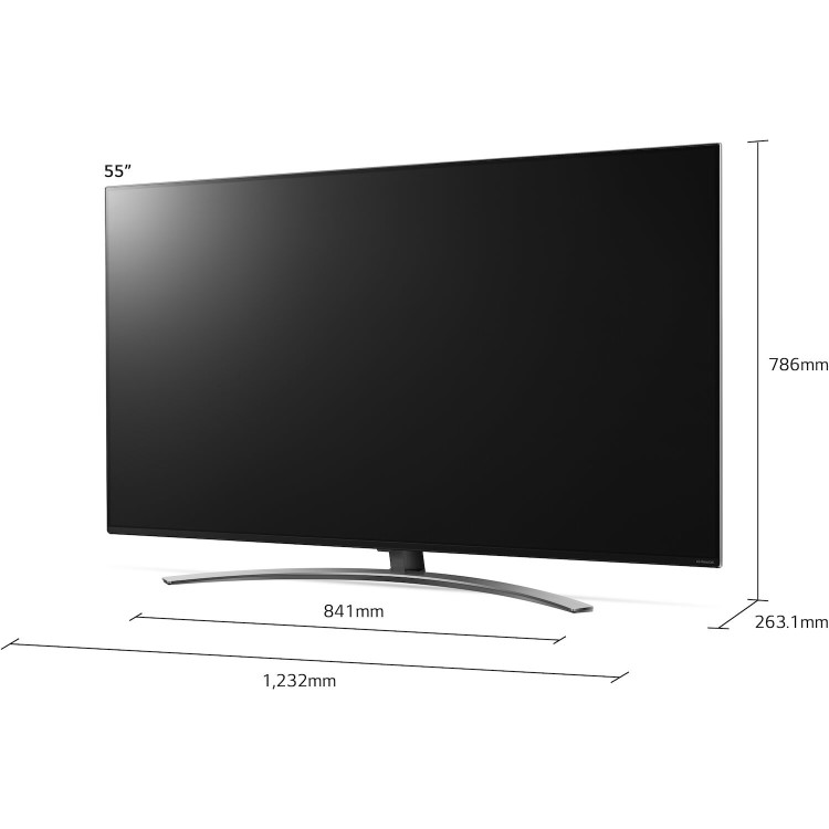 Refurbished LG 55'' 4K Ultra HD with HDR LED Freeview Play Smart TV