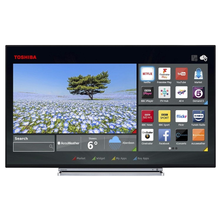 Toshiba 55U5766DB 55" 4K Ultra HD LED Smart TV with Freeview HD and Freeview Play