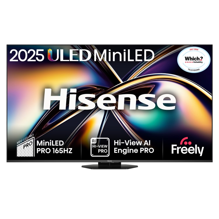 Hisense U8QTUK 55 inch Smart 4K Ultra HD Mini-LED TV