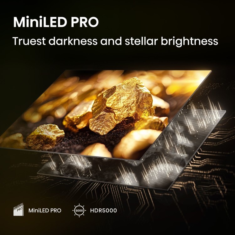 Hisense U8QTUK 55 inch Smart 4K Ultra HD Mini-LED TV