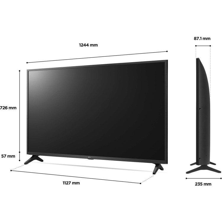 Refurbished LG UQ75 55' 4K Ultra HD with HDR10 LED Freesat HD Smart TV