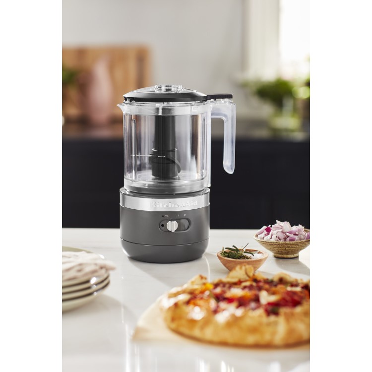 KitchenAid 1.2L Cordless Mini Food Processor - Charcoal Grey