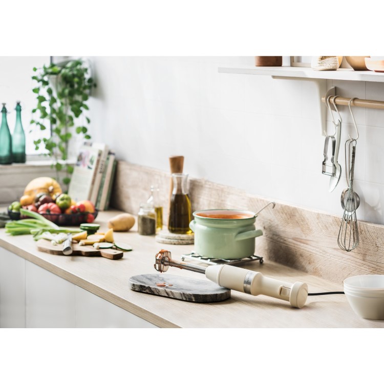 KitchenAid Hand Blender with Accessories - Almond Cream