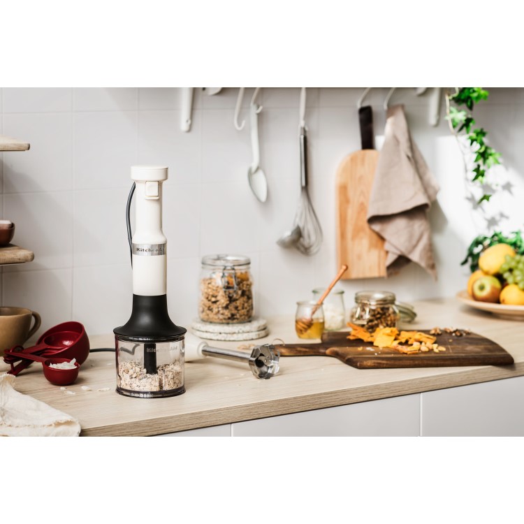 KitchenAid Hand Blender with Accessories - Almond Cream