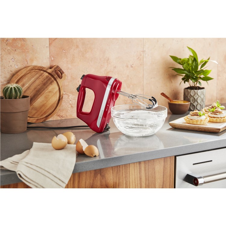 KitchenAid 6 Speed Hand Mixer - Empire Red