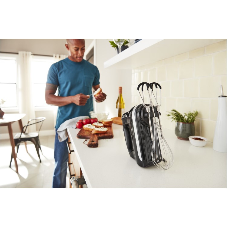 KitchenAid 6 Speed Hand Mixer - Onyx Black