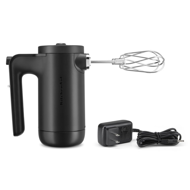 KitchenAid Cordless 7 Speed Hand Mixer - Matte Black
