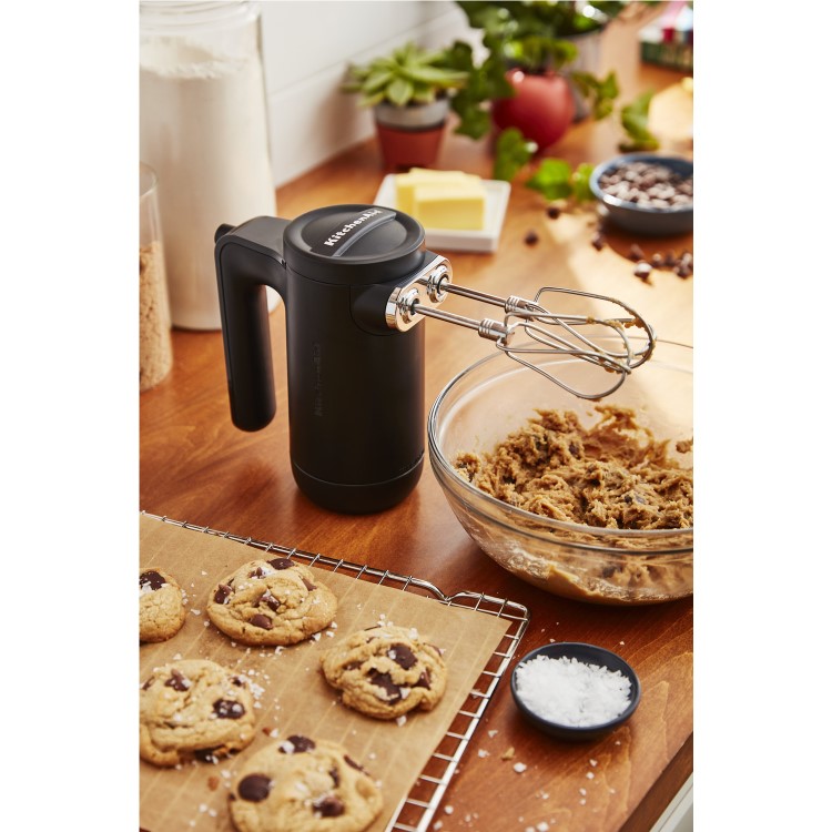 KitchenAid Cordless 7 Speed Hand Mixer - Matte Black