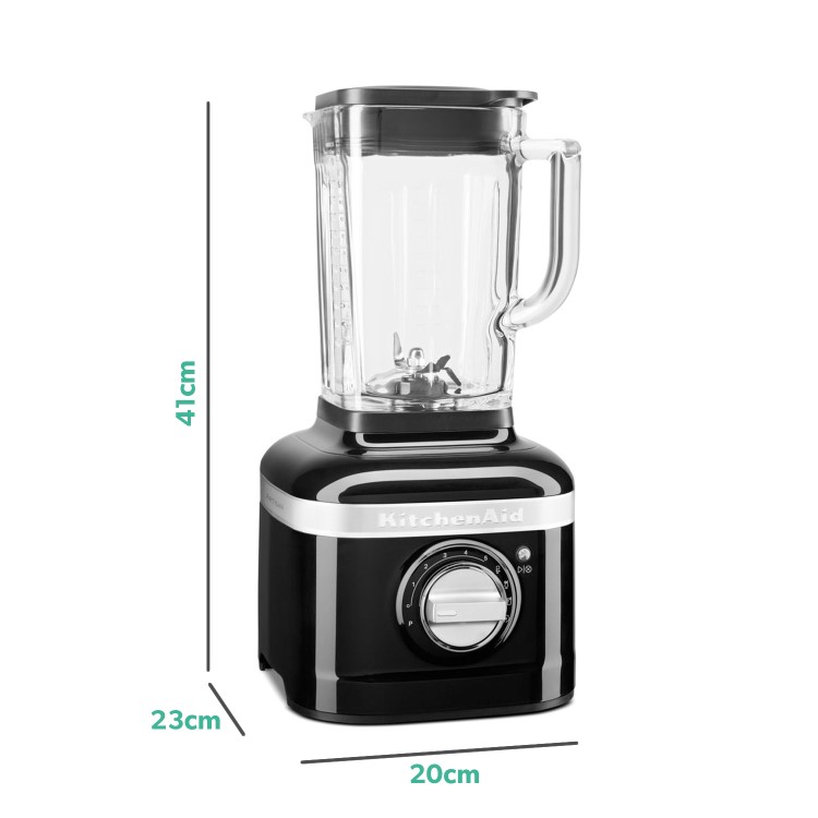 KitchenAid Artisan 1.4L Glass Jar Blender - Onyx Black