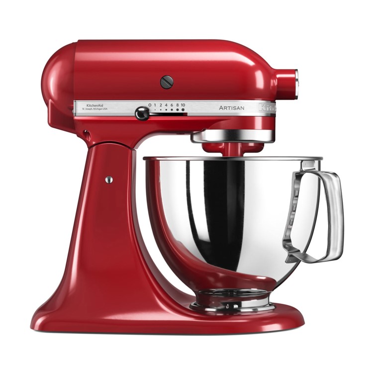 Refurbished KitchenAid 5KSM125BER 4.8L Artisan Stand Mixer - Red